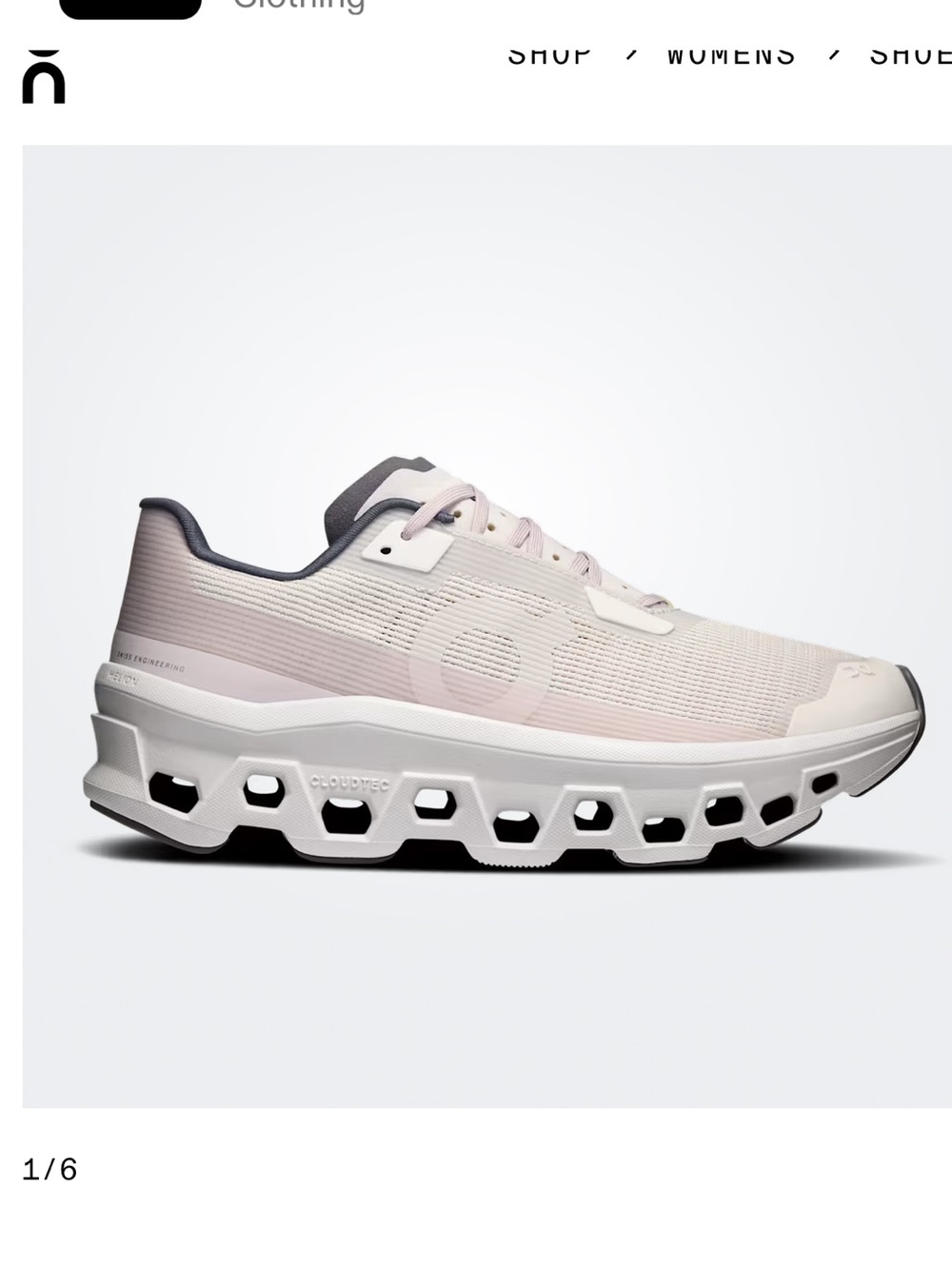 On Cloudmonster Void Running Women’s 8